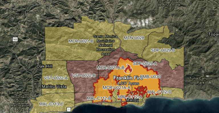 Latest Community Updates: Franklin Fire now 30% contained